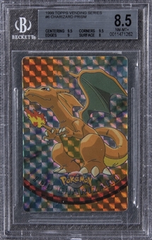 1996 Topps Pokemon Vending Series #6 Charizard Prism - BGS NM-MT+ 8.5